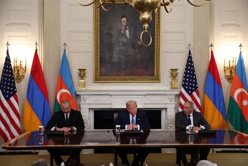 Russia welcomes US-brokered Armenia-Azerbaijan deal, warns against foreign meddling