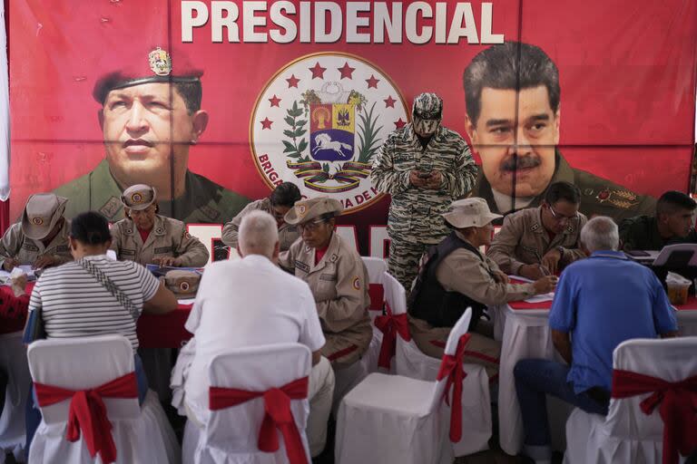 Jornada nacional de alistamiento convocada por el presidente de Venezuela, Nicolás Maduro, en Caracas, el sábado 23 de agosto de 2025