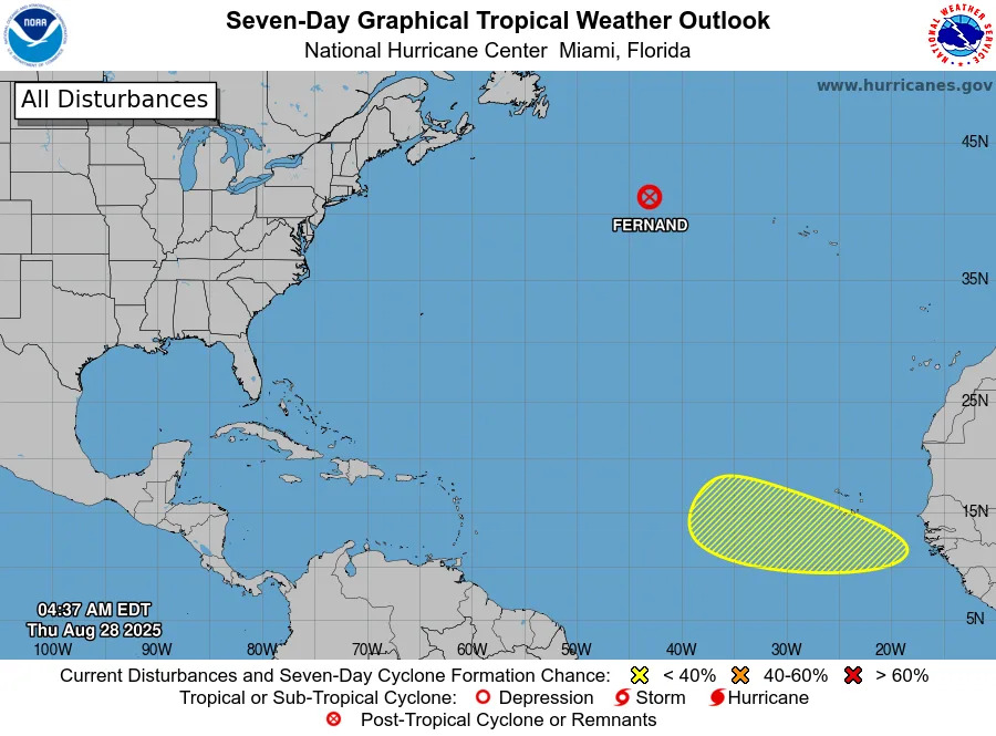 Got a minute? NHC tracking new tropical wave. Are there any Florida threats for Labor Day?