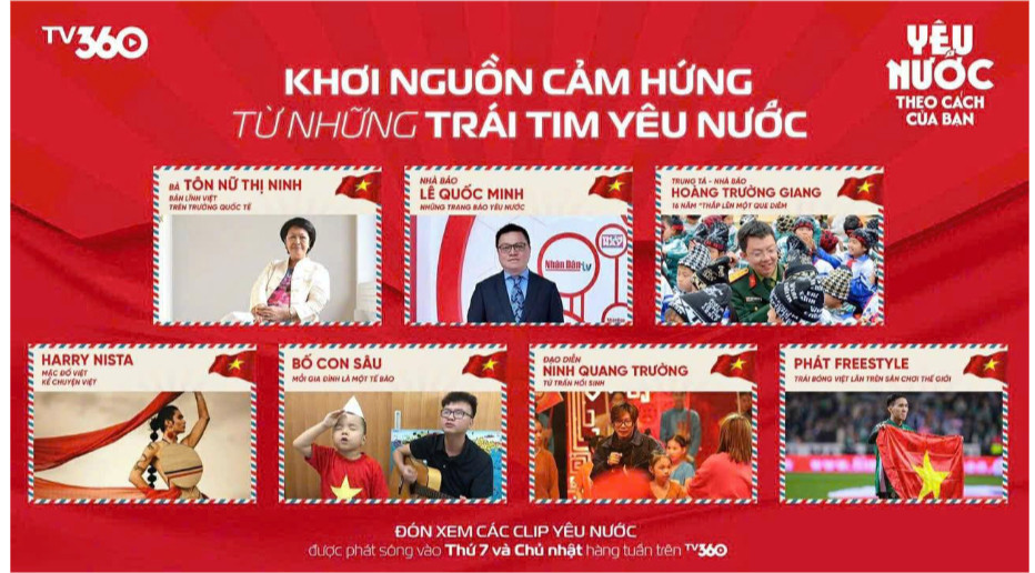 ‘Yêu nước theo cách của bạn’ tạo hiệu ứng mạnh trên mạng xã hội