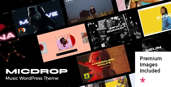 Micdrop ​​- Music WordPress Theme v1.3