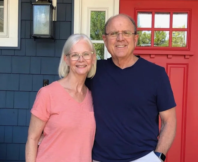 Christopher Kennedy and his wife on their anniversary in 2021. / Credit: Christopher Kennedy / Cleveland Clinic
