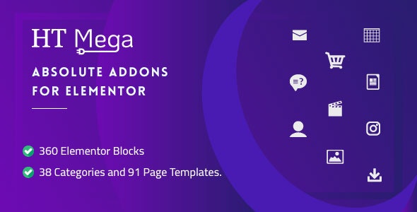 HT Mega Pro v2.0.7 – Absolute Addons for Elementor Page Builder
