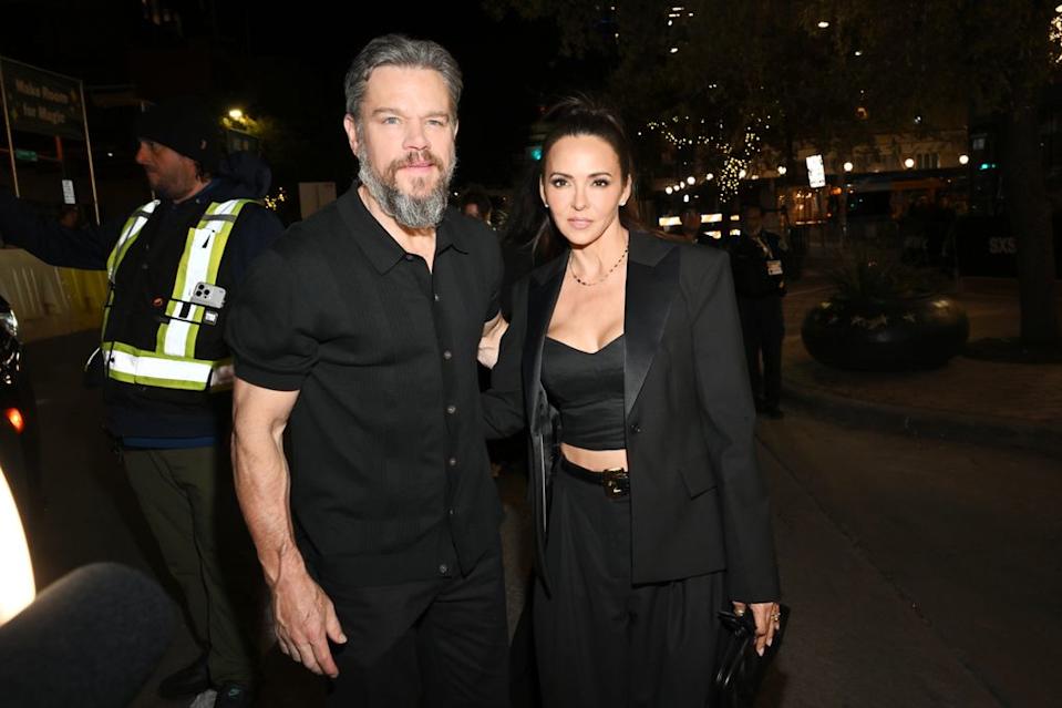 Matt Damon, Luciana Barroso at the