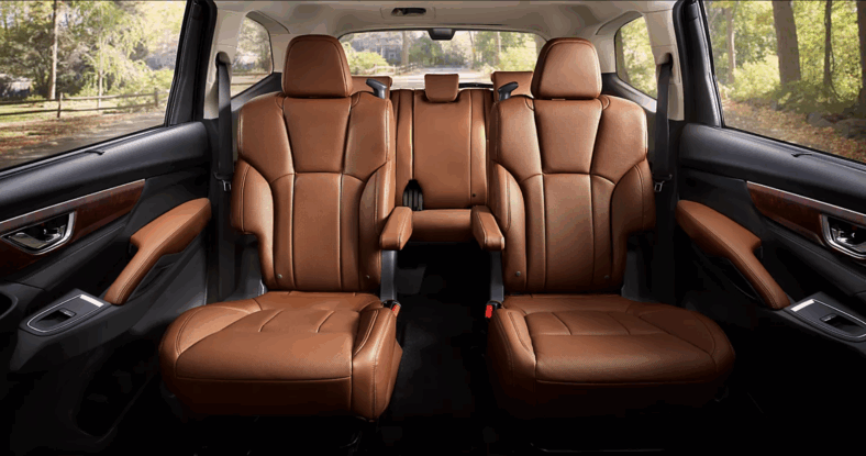The second and third row of the 2025 Subaru Ascent