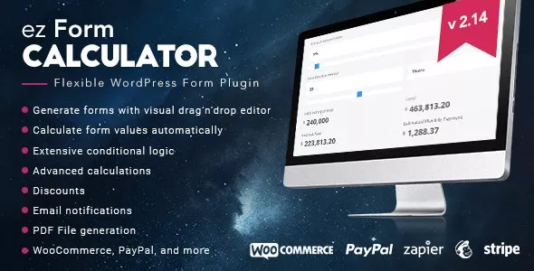 ez Form Calculator WordPress Plugin v2.14.1.2