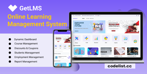 GetLMS Multi Instructor v1.0.2 - Learning Management System With Laravel Admin Panel - nulled