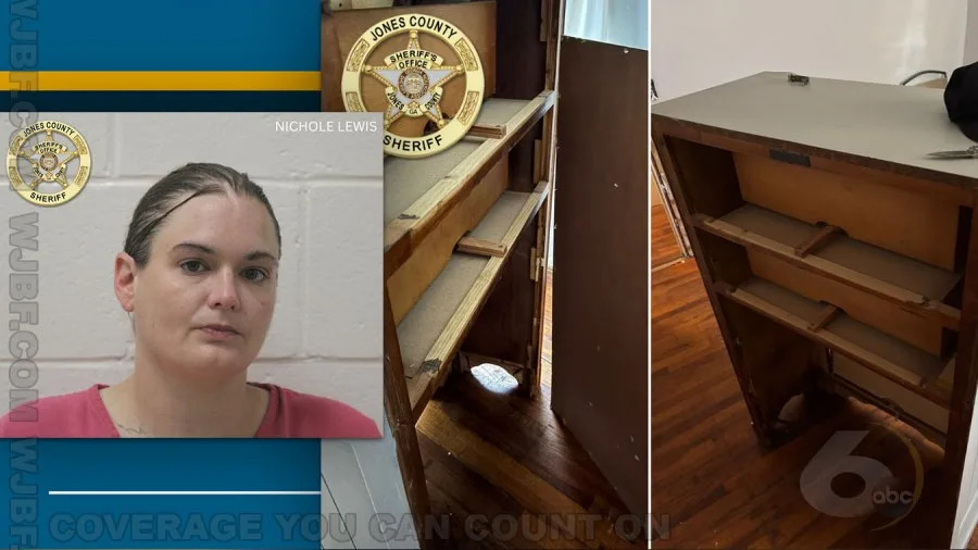 Deputies find wanted Georgia woman inside dresser