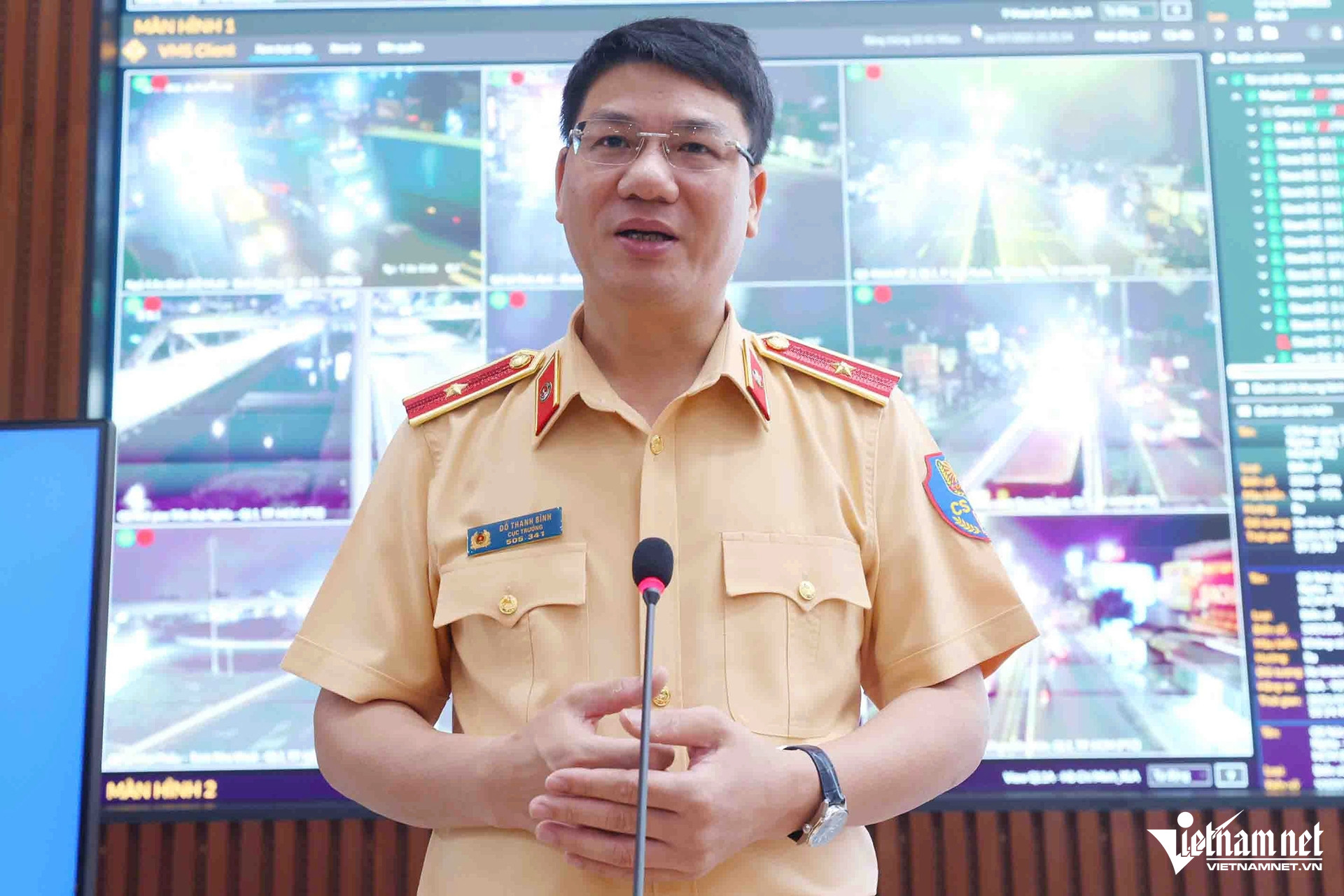 Thiếu tướng Đỗ Thanh Bình nhận hơn 1.000 tin phản ánh về giao thông 1 tháng qua