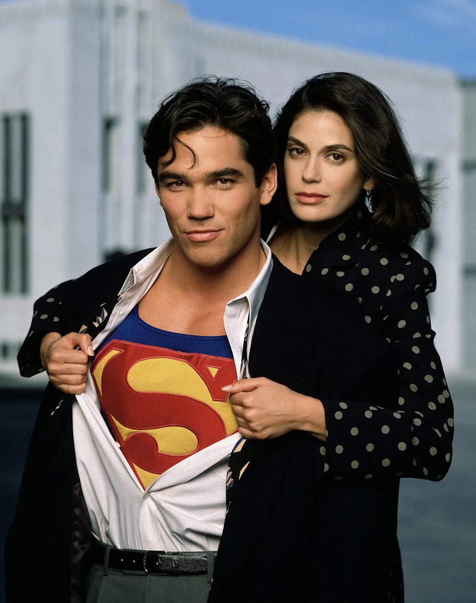 Dean Cain con Teri Hatcher en Lois & Clark