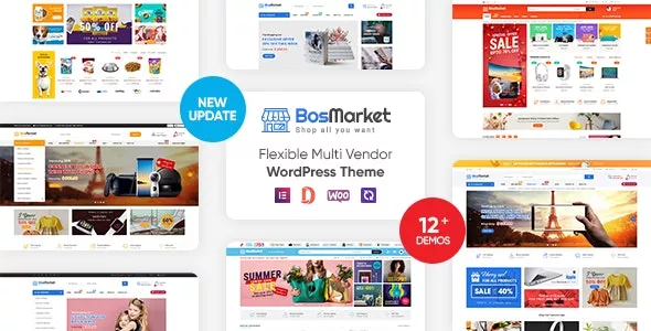 BosMarket - Flexible Multivendor Elementor WooCommerce WordPress Theme v2.0.9