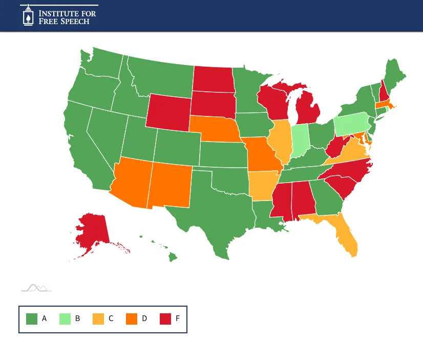 New report grades Indiana protections against meritless lawsuits to chill free speech