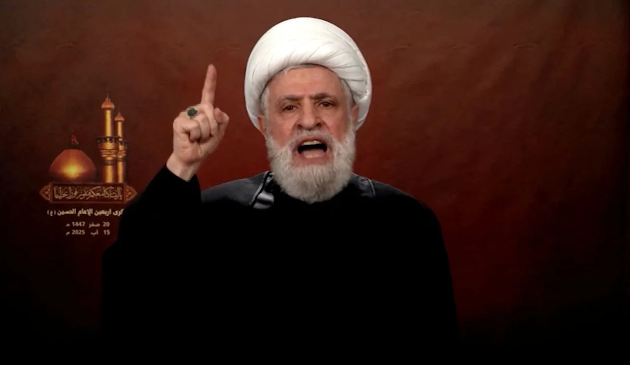 Hezbollah chief rejects disarmament, demands Israel comply with ceasefire
