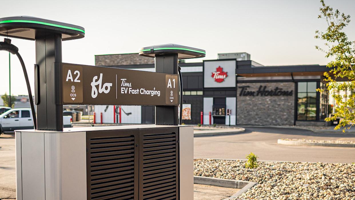Tim Hortons adding 100 Flo EV charging stations across Canada