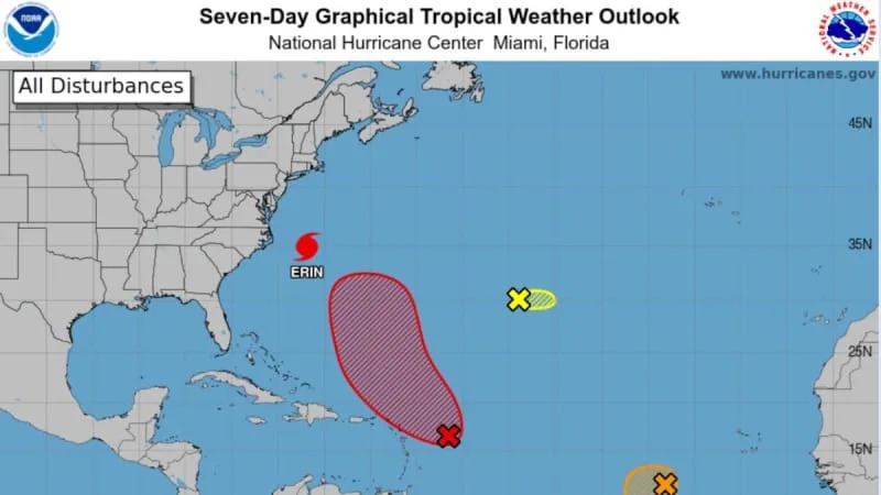 New disturbance appears in Atlantic while others look to steer clear of Florida