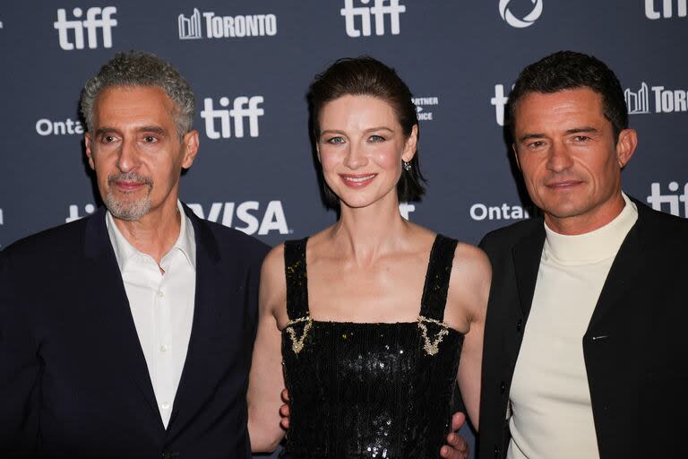 John Turturro, Caitríona Balfe y Orlando Bloom en la première de The Cut en el Festival Internacional de Cine de Toronto