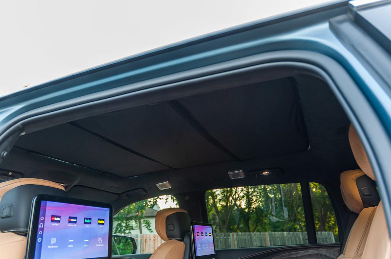 Cadillac’s $130K Escalade IQ Has a User-Installed Cloth Roof Sunshade