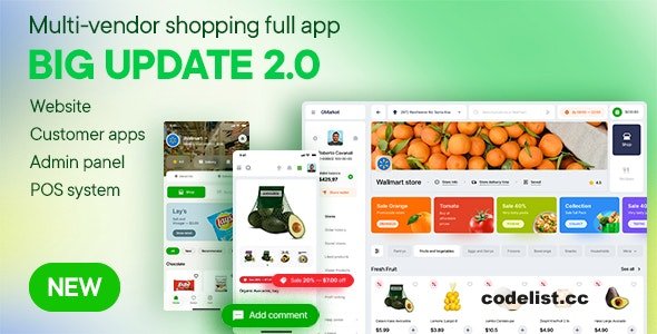 Sundaymart - Multi-purpose e-commerce marketplace (Website + Customer apps + Admin panel) - 23 January 2023