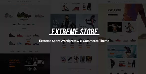 Extreme - Sports Clothing & Equipment Store WordPress Theme v1.5.4