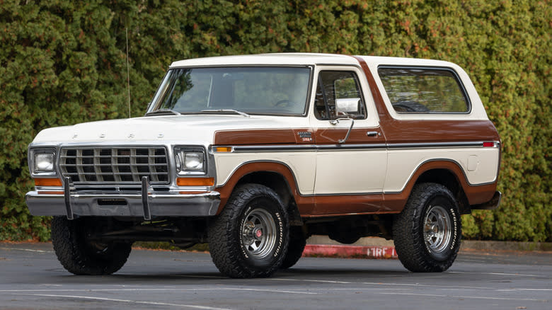 1978 Ford Bronco SUV in a parking lot