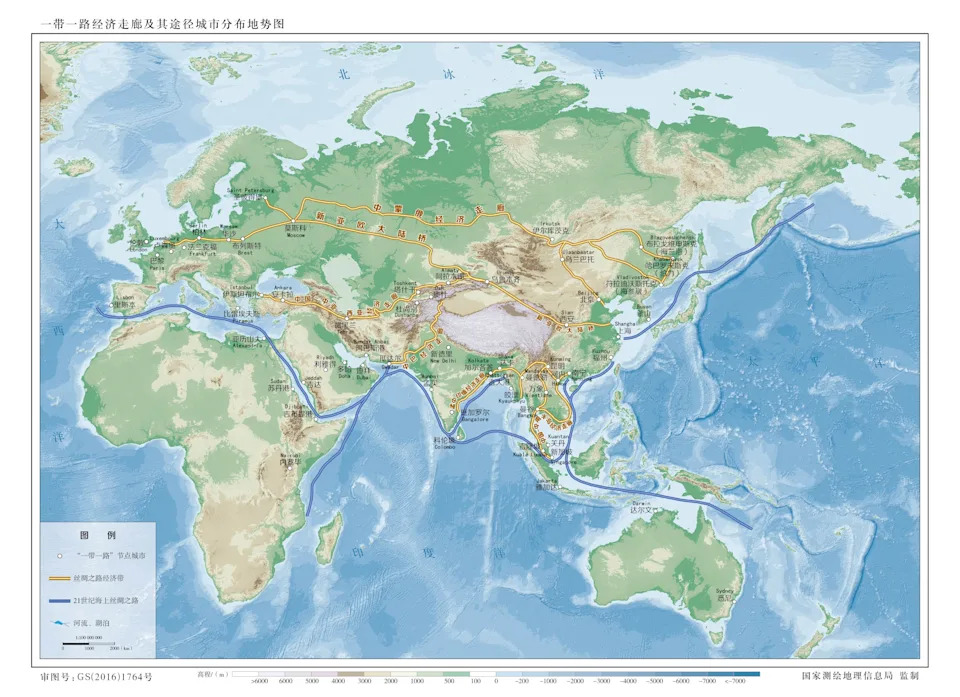 Wolf Warrior diplomacy Belt and Road Map