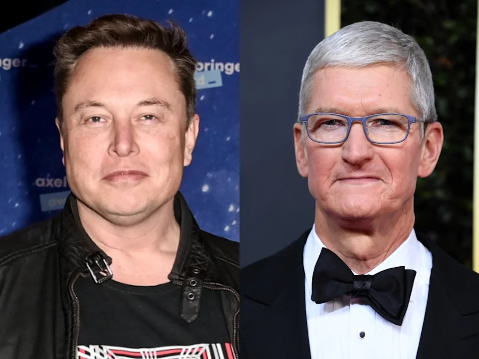 Elon Musk is beefing with Apple again. It's not the first time the Tesla CEO has picked a fight with the iPhone giant.