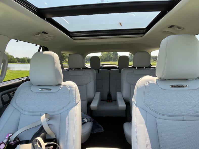 The interior of the 2025 Ford Explorer