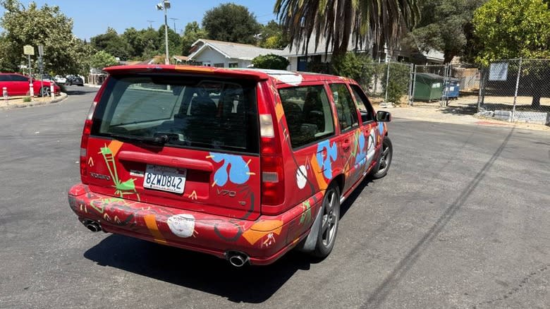 1998 Volvo V70 Art Car back hatch image