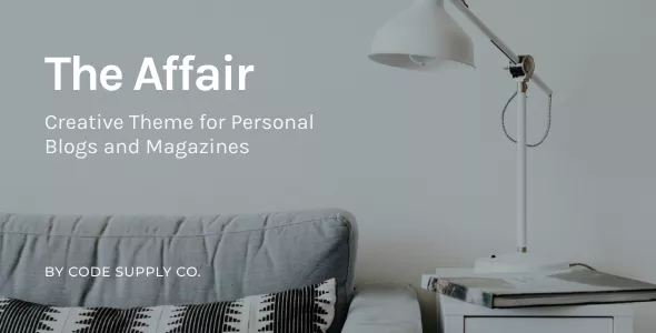 The Affair - Creative Theme for Personal Blogs and Magazines v3.5.4