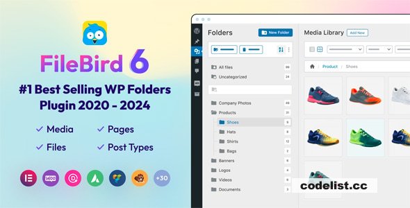 FileBird v6.4.9 - WordPress Media Library Folders