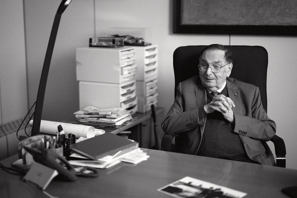 giampaolo dallara sitting in his office