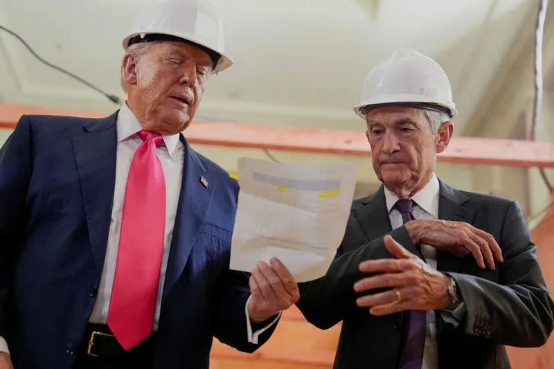 Trump and Powell spar over costs of Fed renovations
