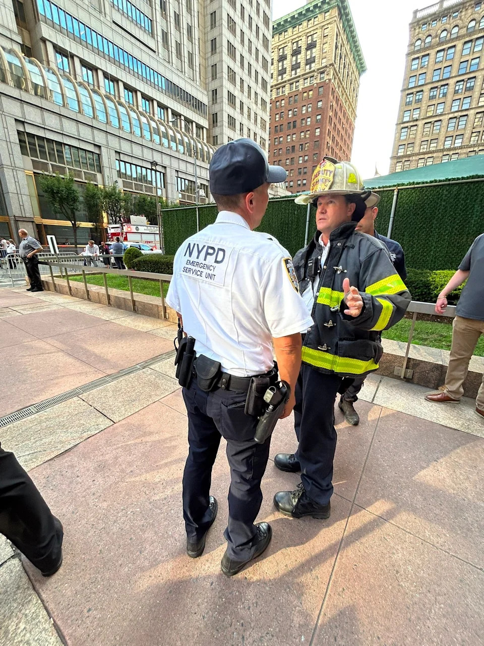 Hazmat teams have been deployed and the investigation is ongoing, Mayor Eric Adams said (NYC Deputy Mayor for Public Safety)