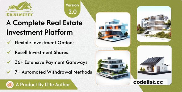 ChainCity v2.0 - Real Estate Investment Platform - nulled
