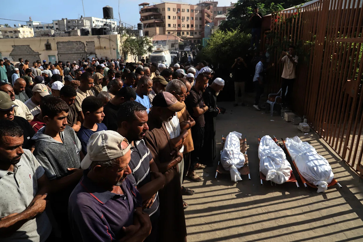 New Israeli strikes around Gaza kill 25 as famine announcement raises pressure