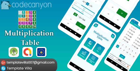Multiplication Table, Learn and Play v1.0