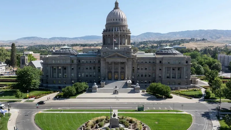 The Idaho state Capitol is seen on Thursday, July 3, 2025, in Boise, Idaho.
