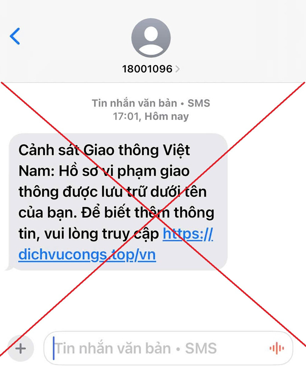 Lừa đảo mới: Nộp phạt vi phạm giao thông qua Cổng Dịch vụ công Quốc gia giả