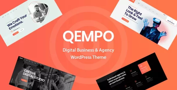 Qempo - Digital Agency Services WordPress Theme v1.4.2