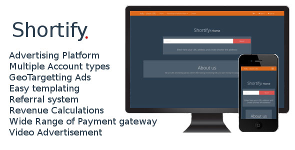 Shortify Unique Advertising Platform Shortify Unique Advertising Platform