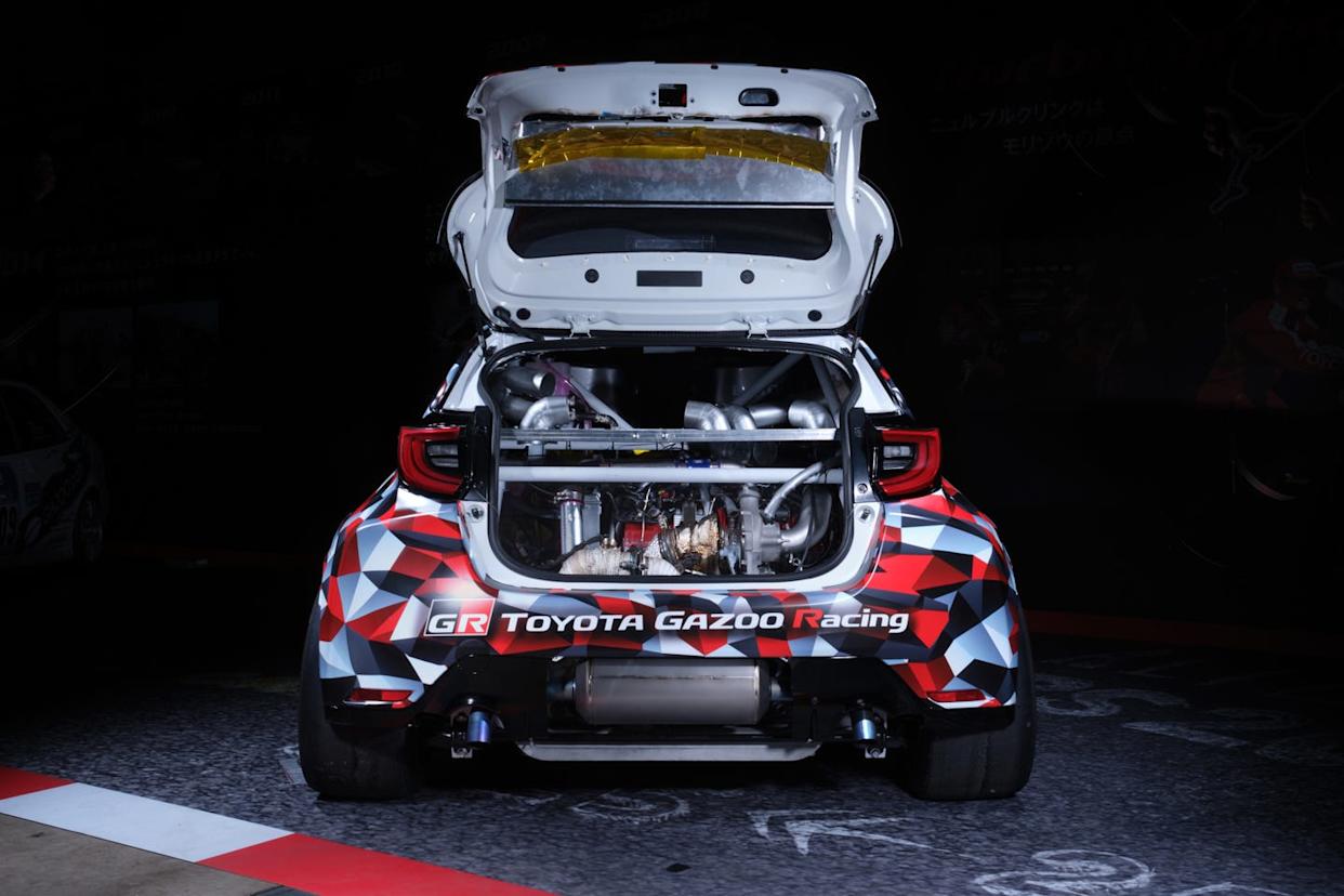toyota gr yaris m concept rear view