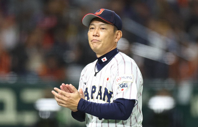 野球日本代表の井端弘和監督＝東京ドームで2024年11月24日、玉城達郎撮影