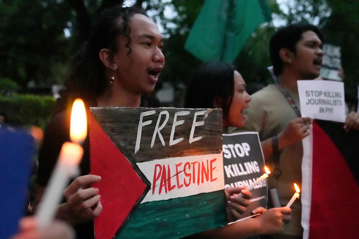 Protests, vigils held worldwide over Israel’s killing of Gaza journalists