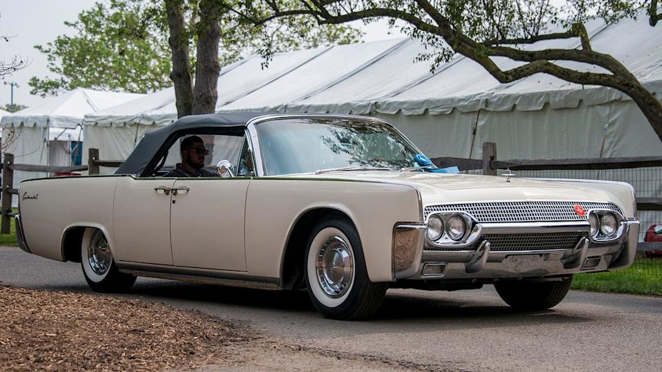 1961 lincoln continental and 1963 chevrolet corvette sting ray