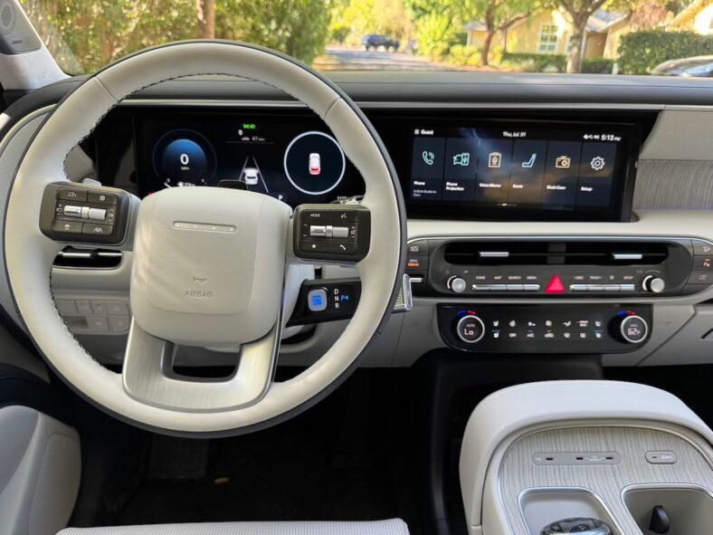 The view from the driver's seat in the 2026 Hyundai Palisade