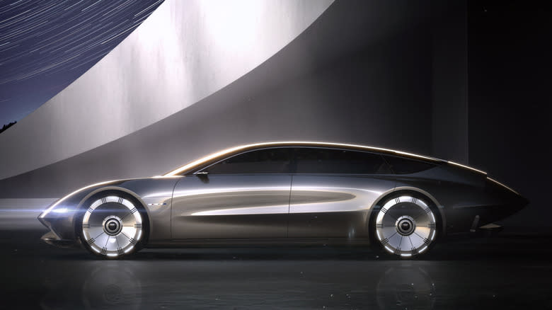 Side view of the Buick Electra Orbit concept