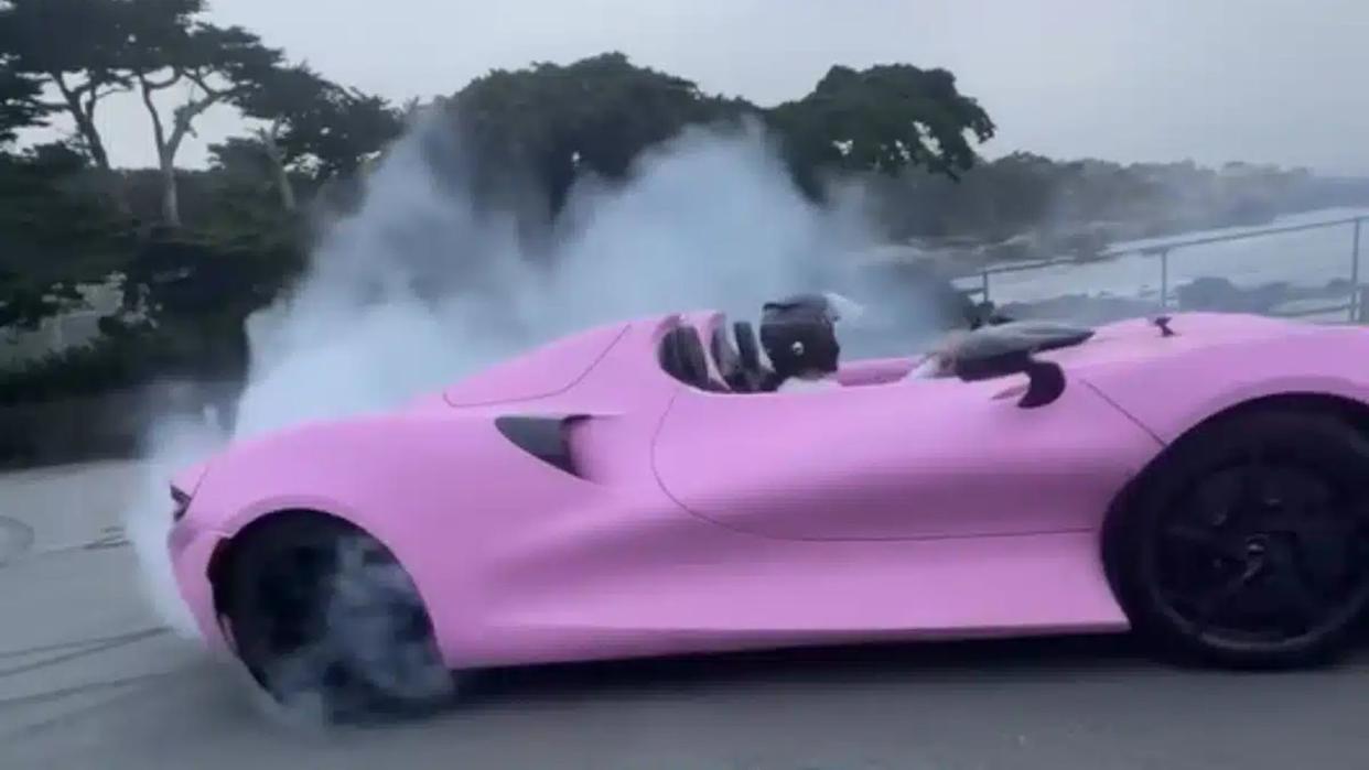 Florida Man Turns $2 Million McLaren Elva Into Bubblegum Pink Drift Machine