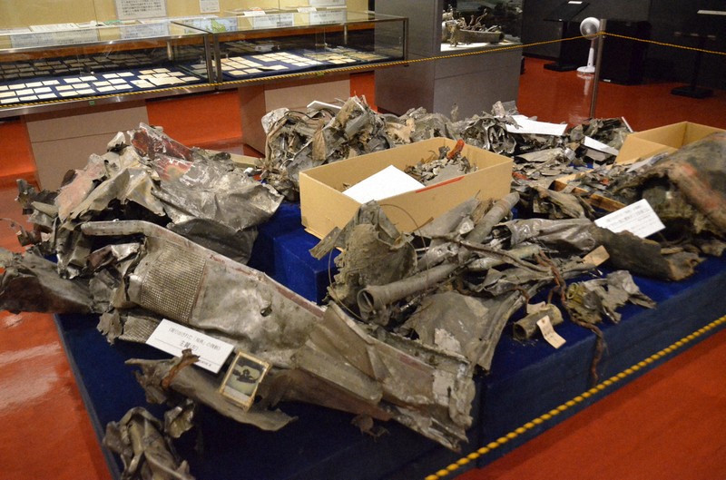 米軍との空中戦で墜落した80年前の戦闘機、残骸を初公開　群馬