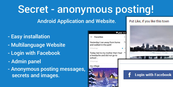 Secret – Anonymous Posting Secret – Anonymous Posting