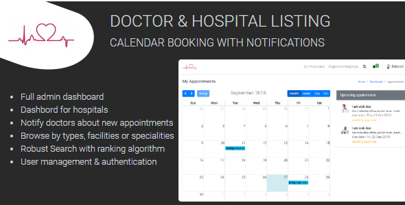 Medixa - Doctor/ Hospital Listing with Booking 